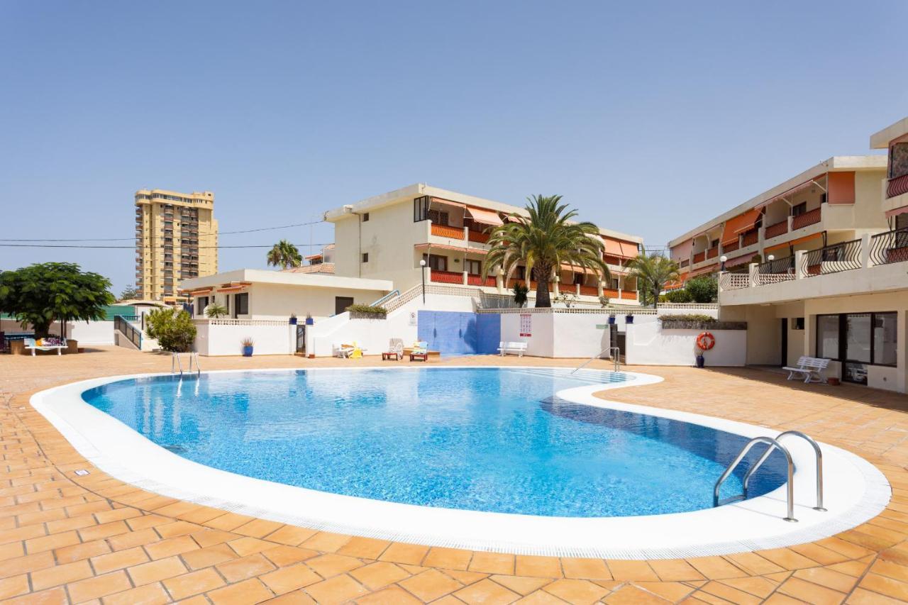 Frontline Playa Las Vistas With Pool, Parking, Sea لوس كريستيانوس المظهر الخارجي الصورة