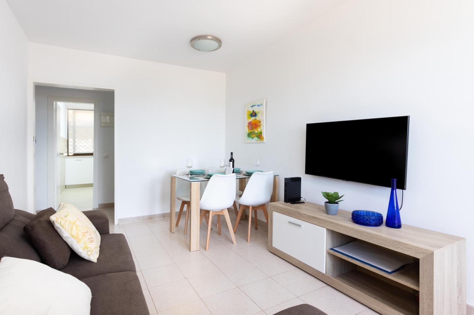 Frontline Playa Las Vistas With Pool, Parking, Sea لوس كريستيانوس المظهر الخارجي الصورة