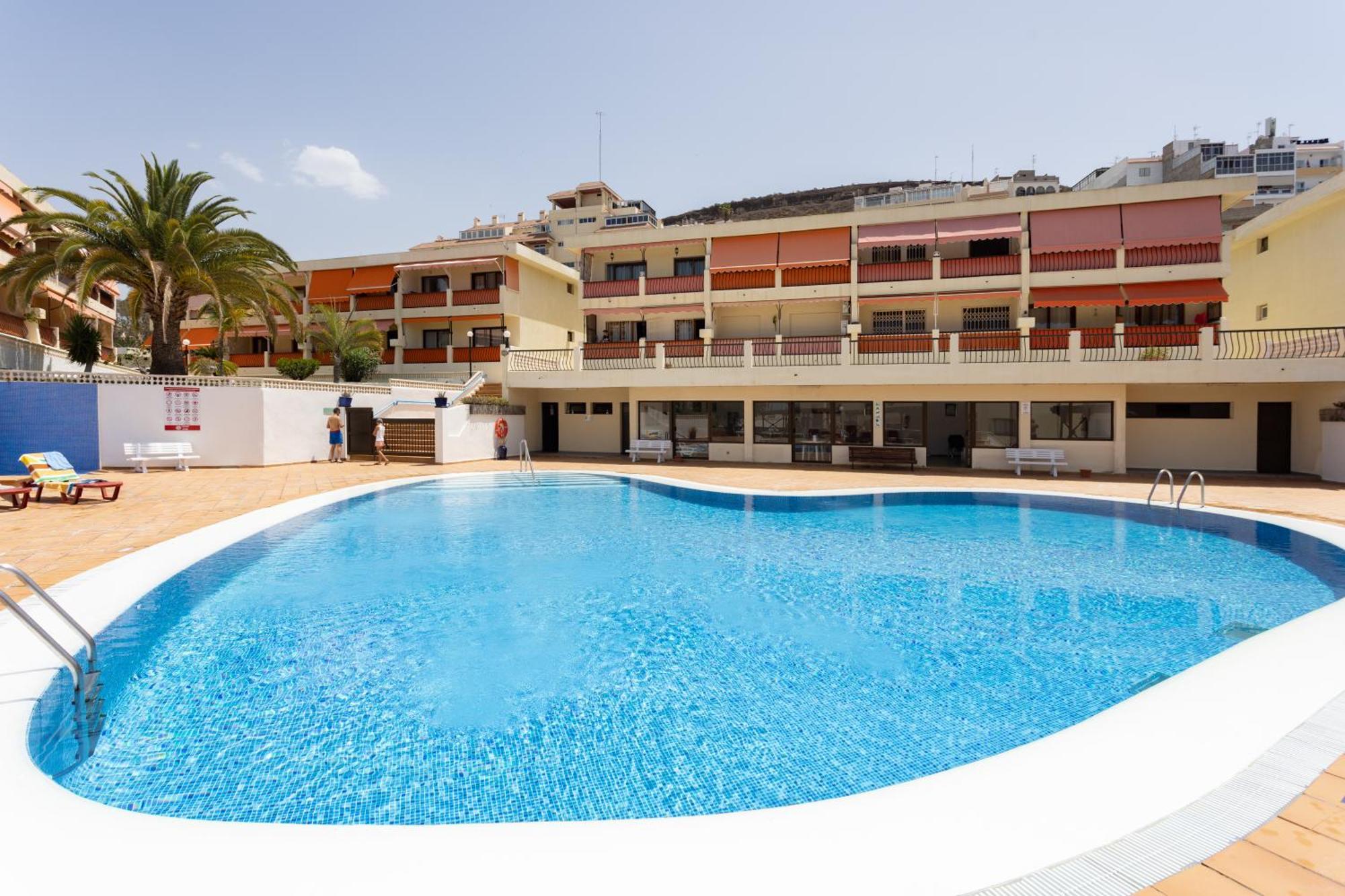 Frontline Playa Las Vistas With Pool, Parking, Sea لوس كريستيانوس المظهر الخارجي الصورة
