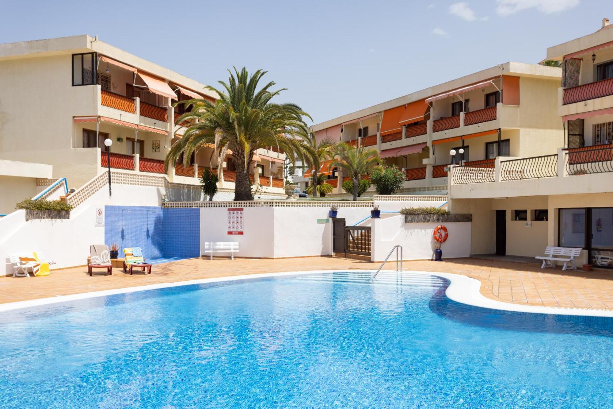 Frontline Playa Las Vistas With Pool, Parking, Sea لوس كريستيانوس المظهر الخارجي الصورة